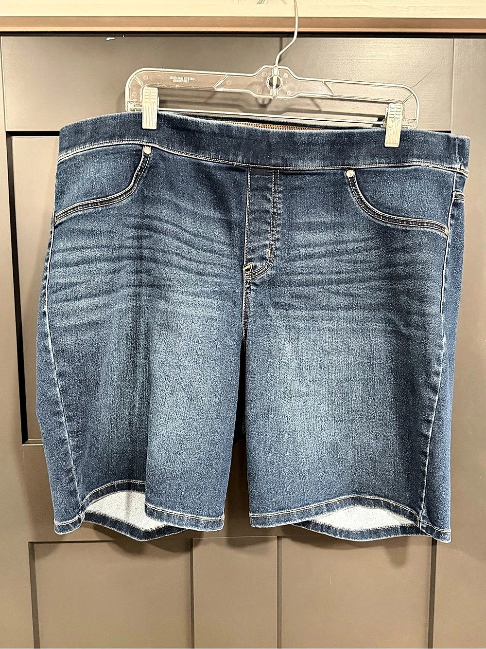 New Directions Denim Womensy Shorts Blue 18W